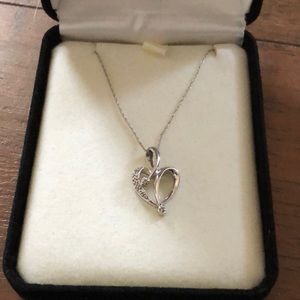 Diamond heart necklace